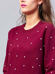 Maroon Pearl sweatshirt