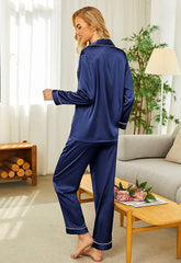 Blue Silk Pj