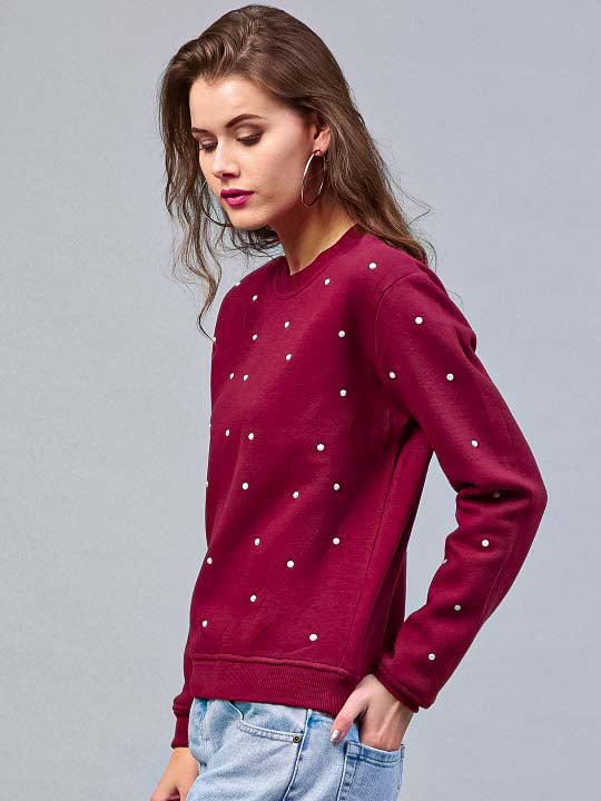 Maroon Pearl sweatshirt