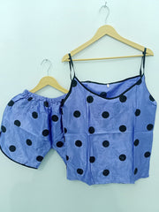 Polka Dot Silk Cami Set