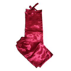 Red Silk Cami Set