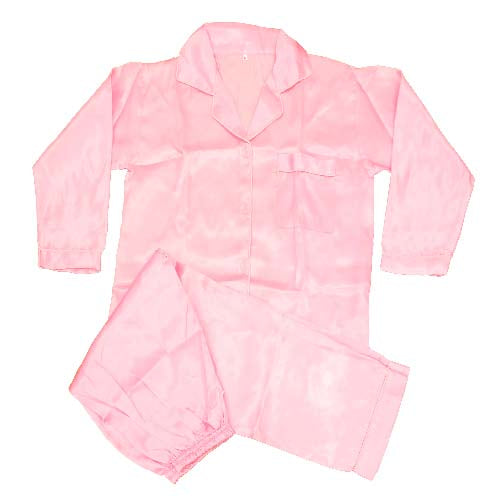 Pink Silk Pj Set