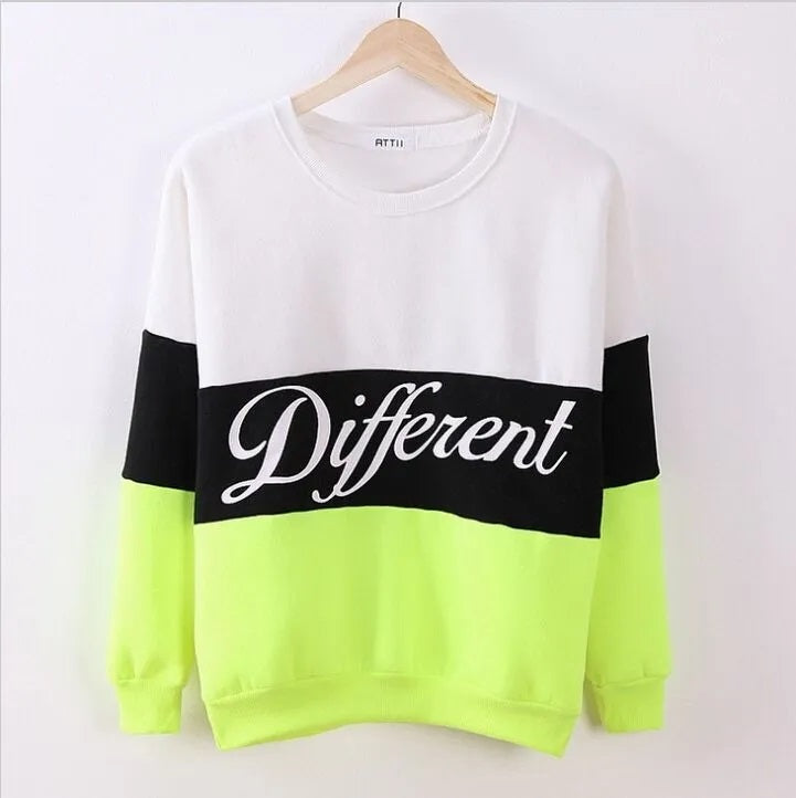 Winter Fleece Fabric Different Printed Sweatshirt For Women