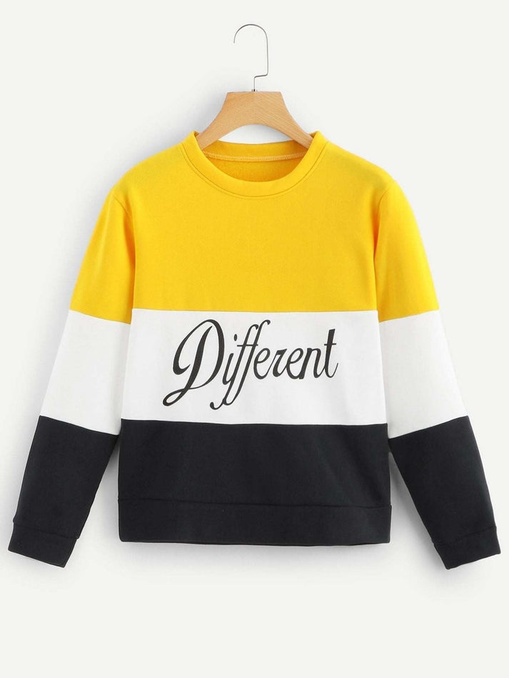 Winter Fleece Fabric Different Printed Sweatshirt For Women